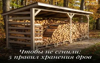 Дрова для казана и мангала: мелкий покол решает всё