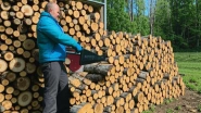 Заготовка дров в Ногинске